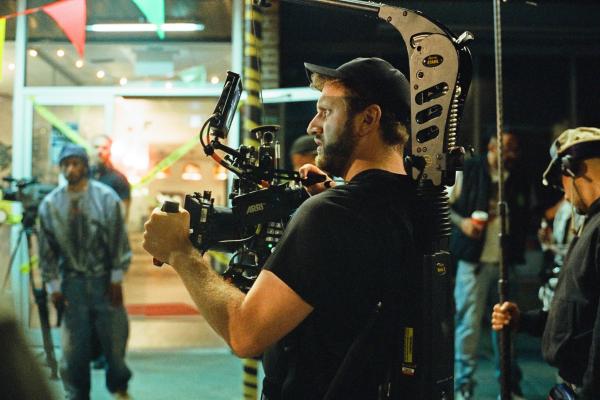 Liam filming Camille Leon